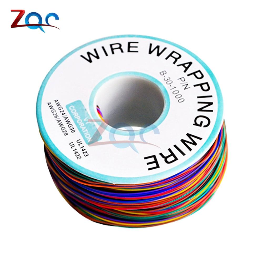 Rainbow Hookup  Wire | 8 Colors | 30 Gauge Aliexpress