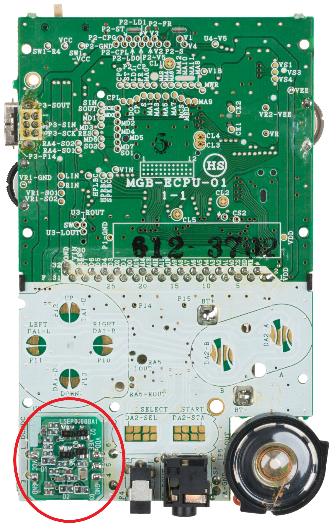 Game Boy Pocket Original Power Regulator HHL - In House