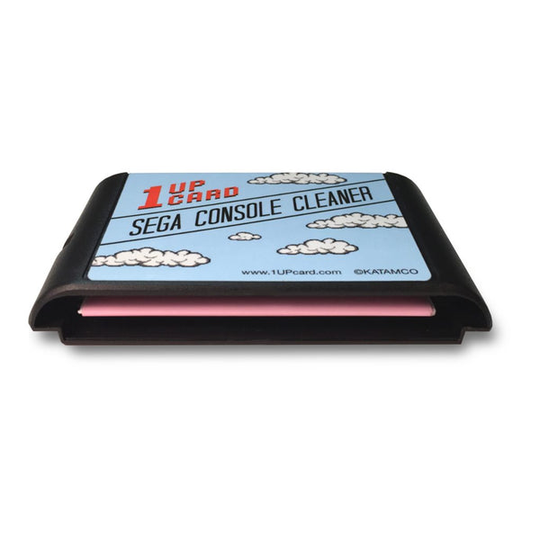 SEGA Console Cleaner - SEGA Genesis / Mega Drive Cleaning Cartridge by 1UPcard™ 1UPcard