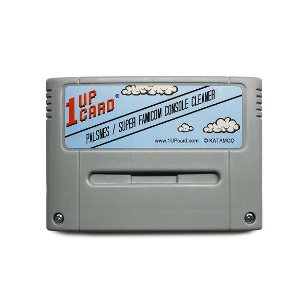 Super Famicom / PALSNES Console Cleaner - PAL / Super Famicom Nintendo Cleaning Cartridge by 1UPcard™ 1UPcard