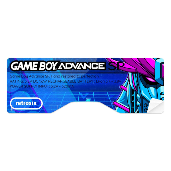 Game Boy Advance SP Shell Sticker | RetroSix & Hand Held Legend