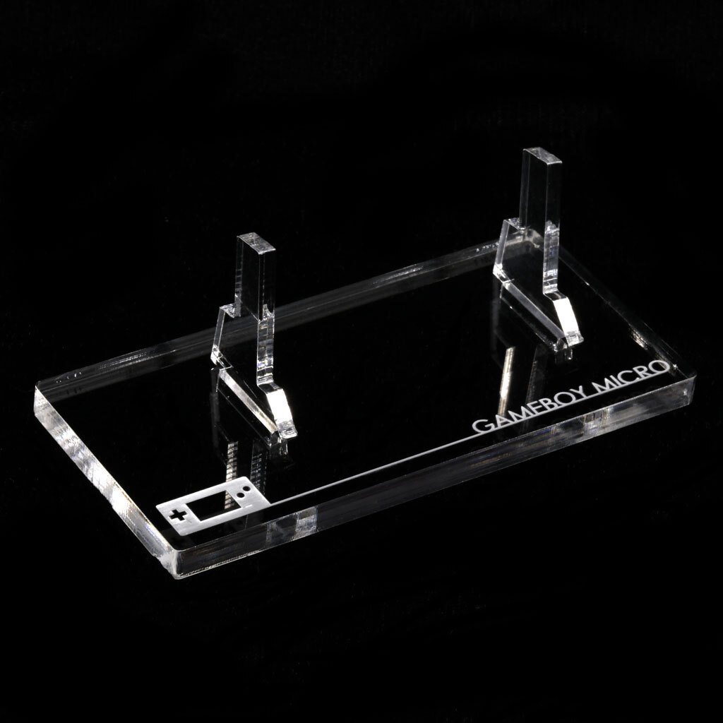 Game Boy Micro Display Stand Rose Colored Gaming