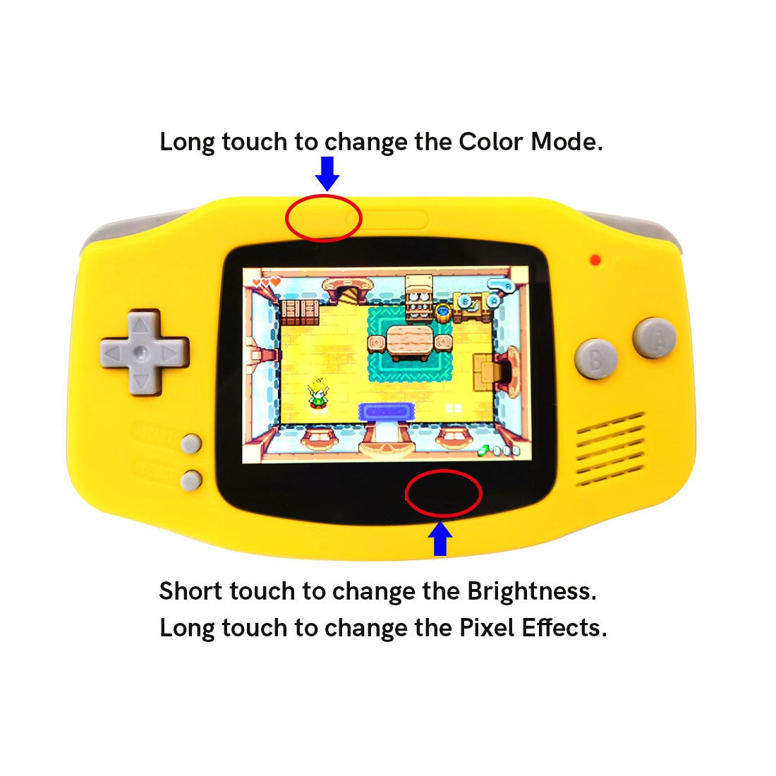 V5 IPS Laminated 3.0" 720x480 Backlight LCD Screen + Shell For Game Boy Advance GBA